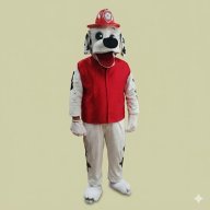 disfraz paw patrol - marshall - animales - botarga